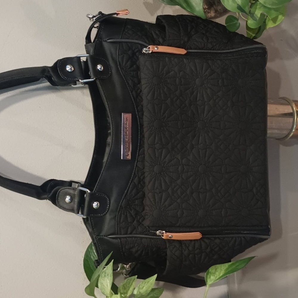 Petunia Pickle Bottom Black Diaper Bag